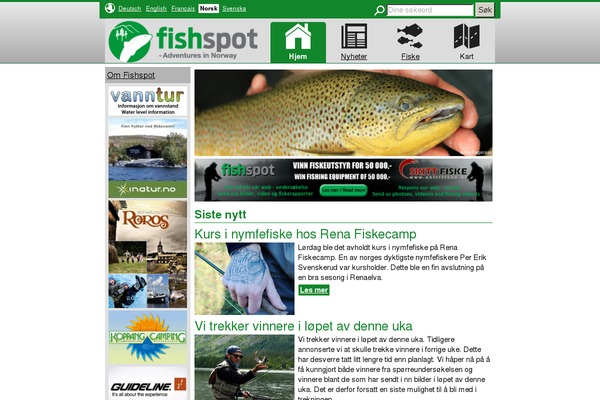 fishspot.no site used Spottheme