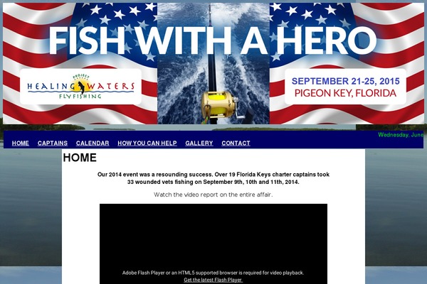 fishwithahero.com site used WP Simple