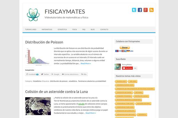Iconic One theme site design template sample