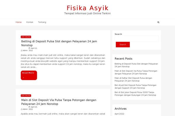 fisikaasyik.com site used Blog-nano