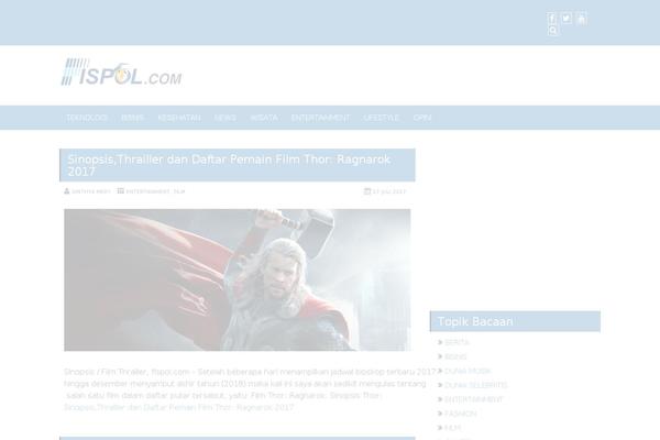Seoblog theme site design template sample