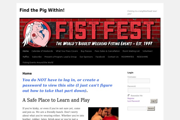 WordPress website example screenshot