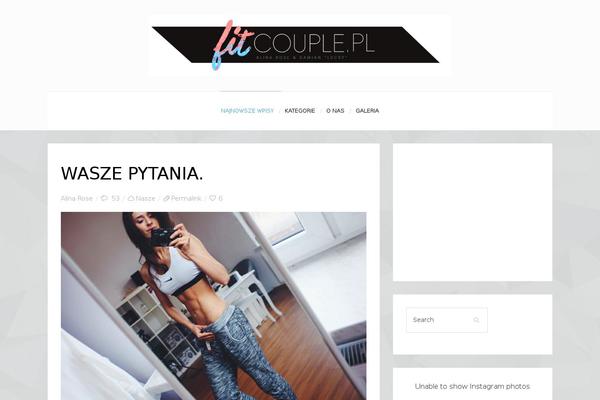 fitcouple.pl site used John Doe's Blog