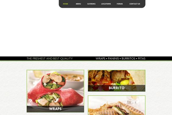 Forked theme site design template sample
