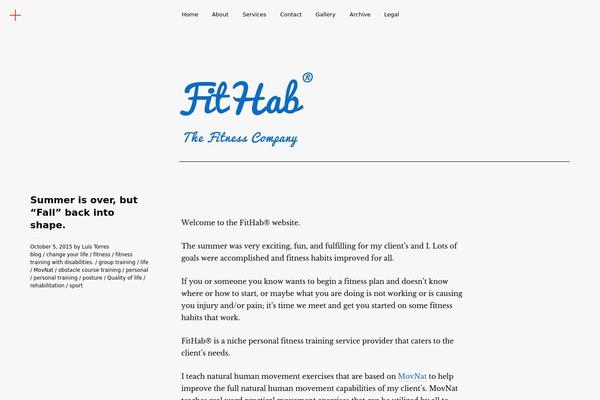 fithab.com site used Cocoachildthemefolder