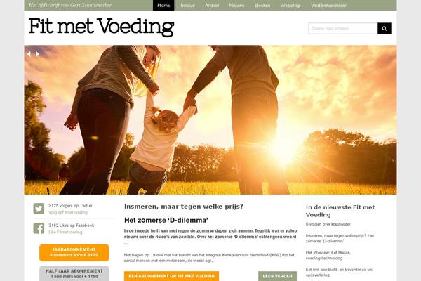 fitmetvoeding.nl site used Fitmetvoeding