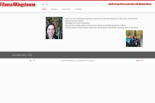 Customizr theme site design template sample