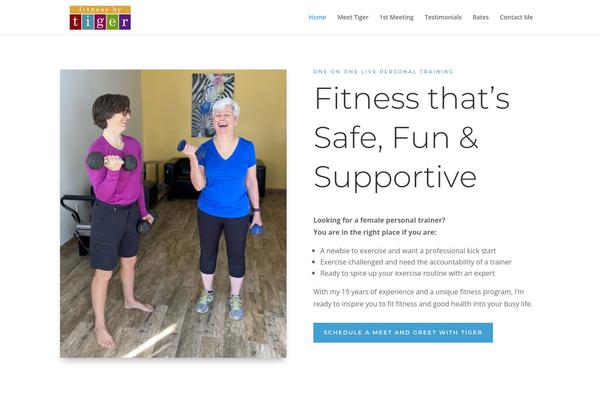 Divi theme site design template sample