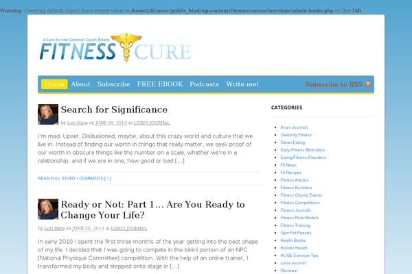 Canvas theme site design template sample