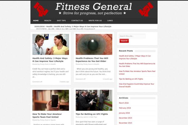 fitnessgeneral.com site used Confidence