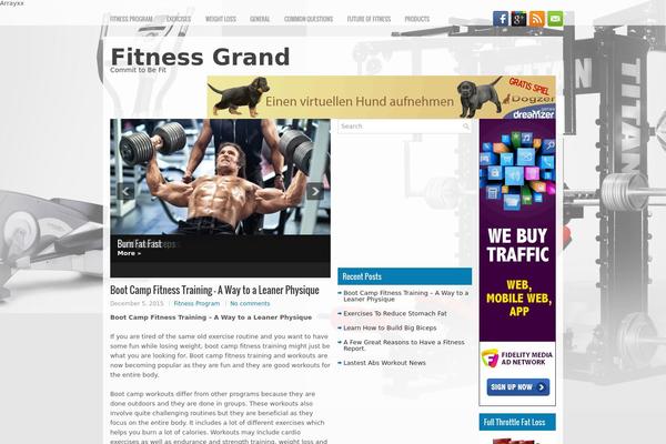 FitWorld theme websites examples