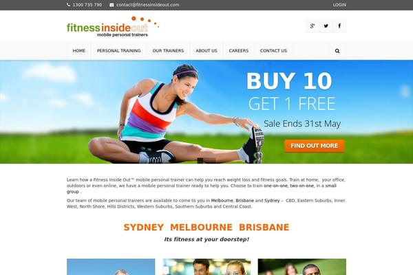 fitness-child theme websites examples