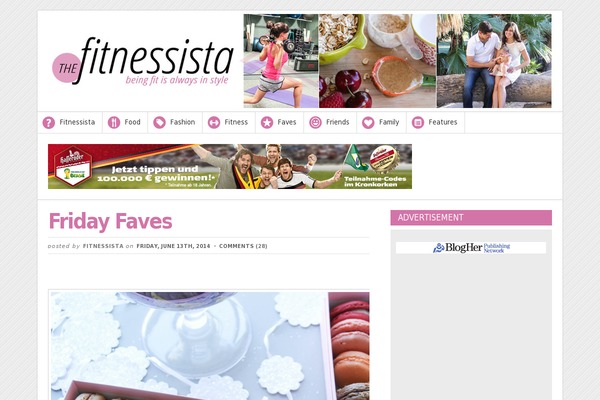 fitnessista.com site used Fitnessista
