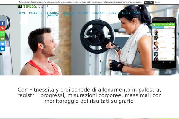 fitnessitaly.com site used Fiziko-theme