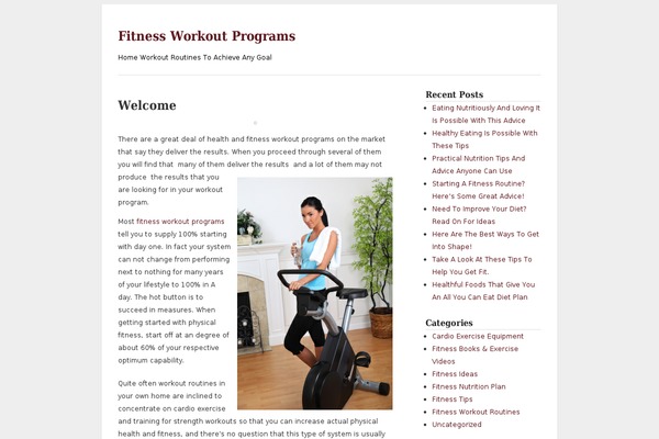 fitnessworkoutprograms.org site used Straightforward