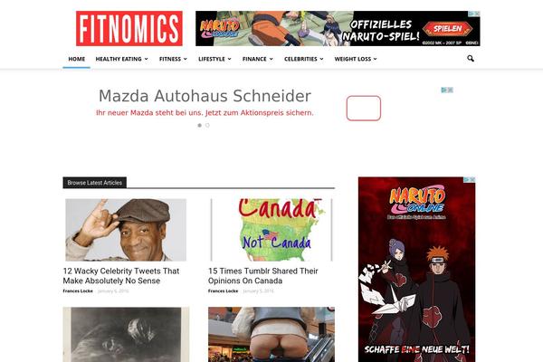 Newspaper theme site design template sample