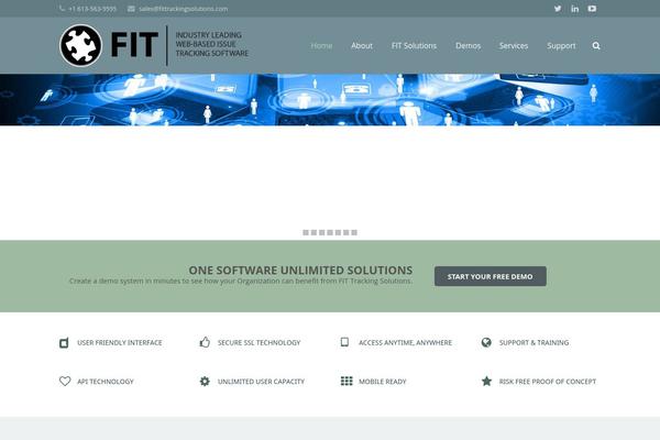 Fit theme site design template sample