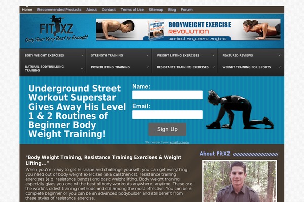 Sahifa theme site design template sample