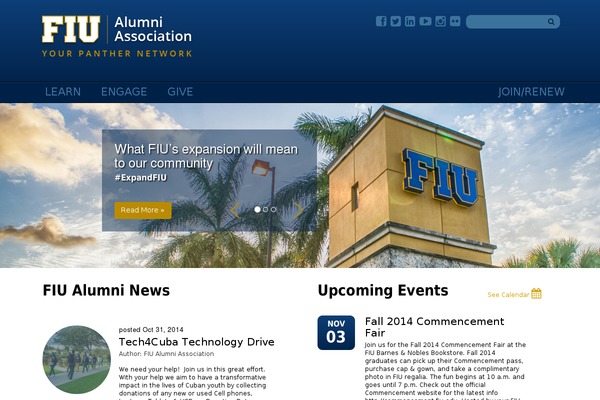 fiualumni.com site used Fiu-alumni