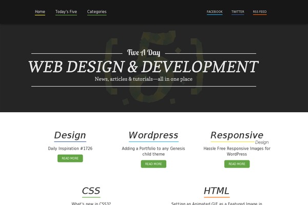 WordPress website example screenshot