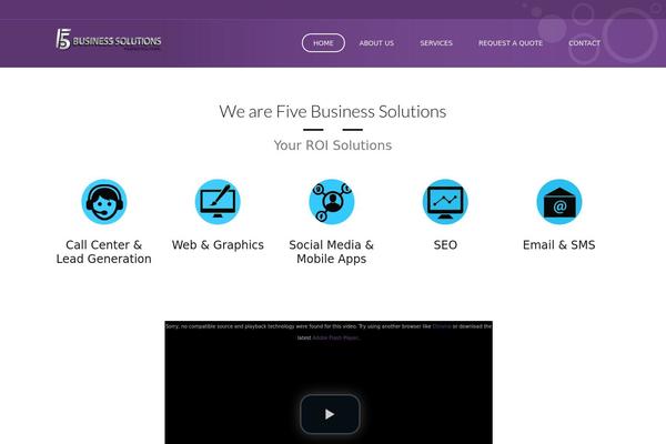 fivebusinesssolutions.com site used 5business