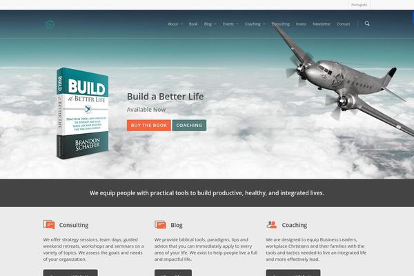 Salient theme site design template sample
