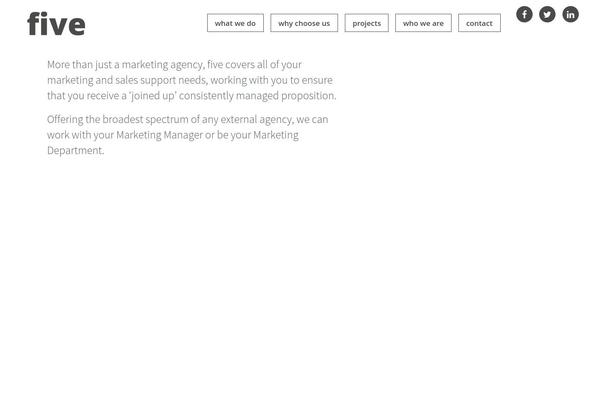 fivedobusiness.com site used Thefivegroup