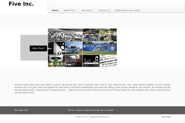 WordPress website example screenshot