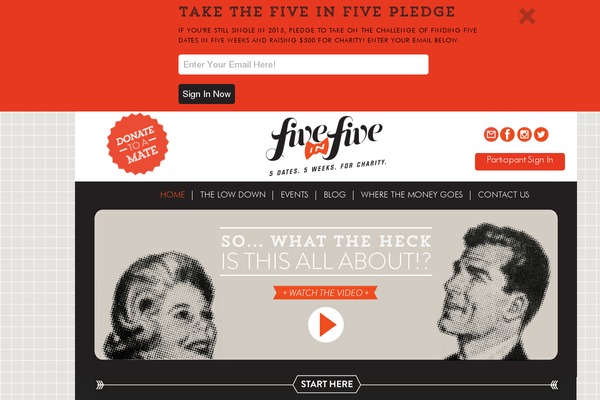 fiveinfive.org.au site used Fiveinfive