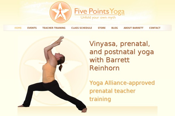 fivepointsyoga.com site used Fivepoints