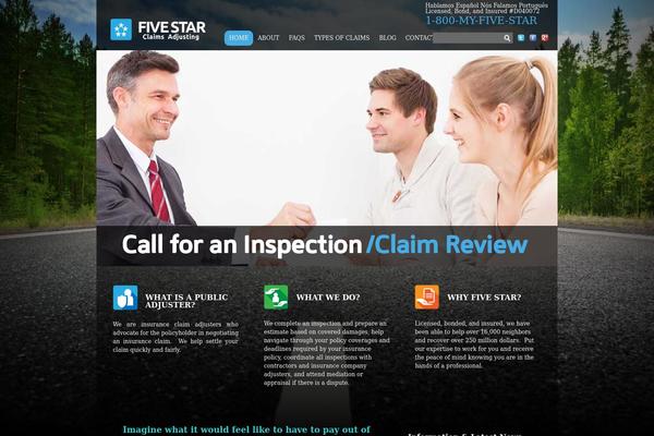 fivestarclaimsadjusting.com site used Lytron_theme