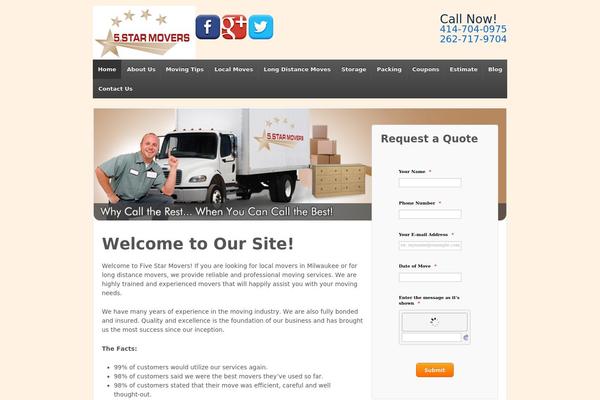 WordPress website example screenshot
