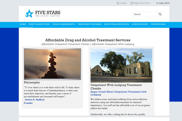 fivestarsrecoverycenter.org site used 5star