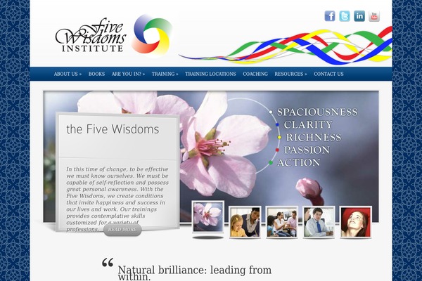 fivewisdomsinstitute.com site used Fwi