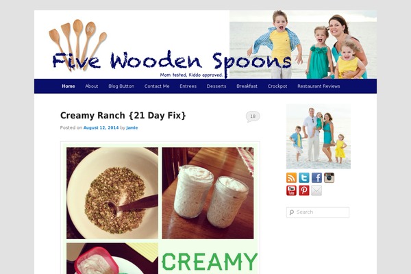 fivewoodenspoons.com site used Fivewoodenspoons
