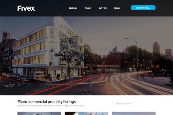 fivex.com.au site used Fivex
