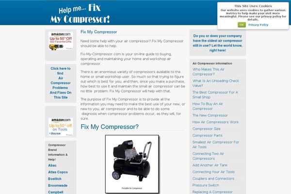 fix-my-compressor.com site used Twentytwentyone-child02