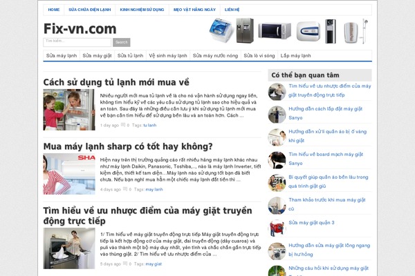 WordPress website example screenshot