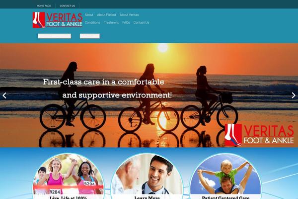 fixfoot.com site used Veritas-theme