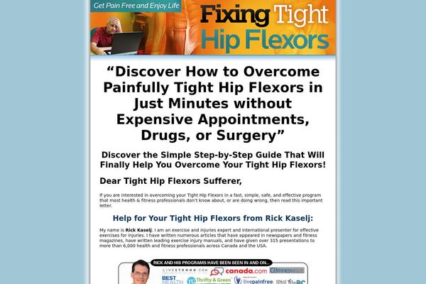 fixingtighthipflexors.com site used Twentyeleven-2013
