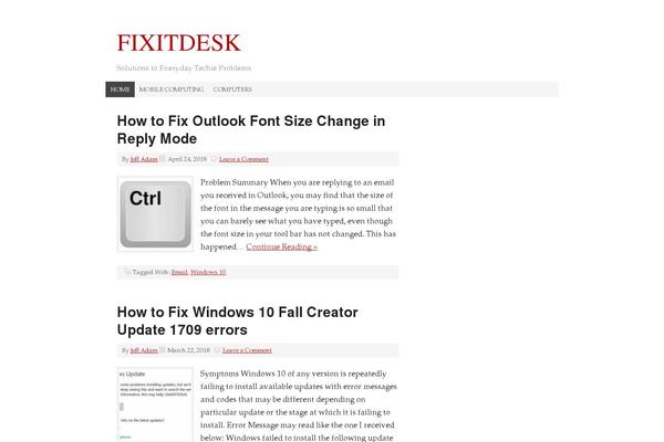 fixitdesk.com site used Prose