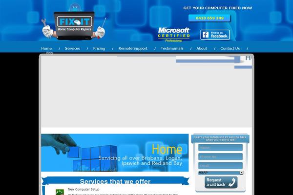 fixmyhomecomputer.com.au site used Fixmyhomecomputer