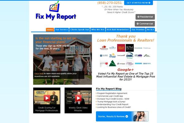 fixmyreport.com site used Fixmyreport