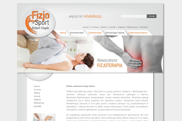 fizjo-sport.eu site used Fizjo-sport