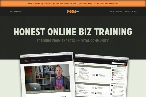 fizzle.co site used Zenbusiness