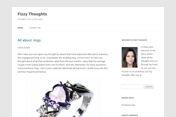 Twenty Twelve theme site design template sample