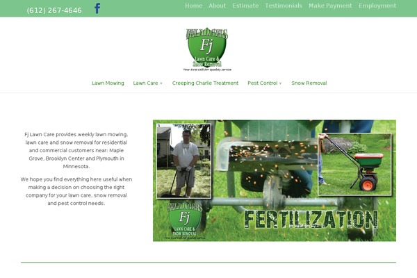 fjlawncare.com site used Divi Child