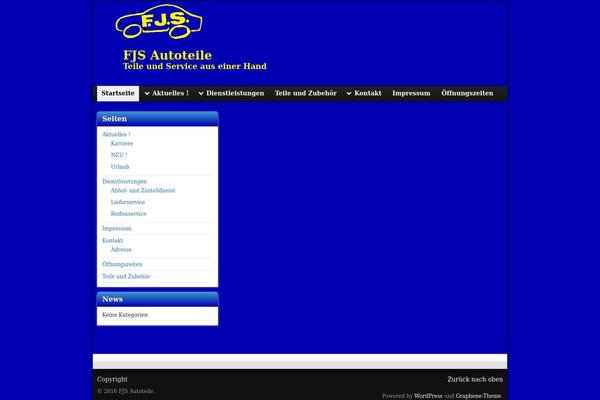 WordPress website example screenshot