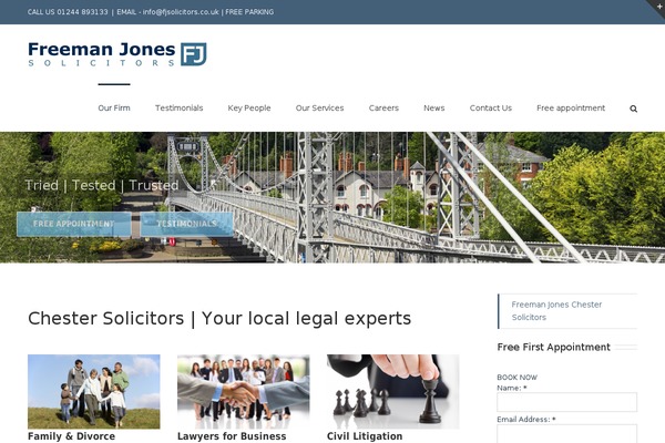 fjsolicitors.co.uk site used Freeman-jones