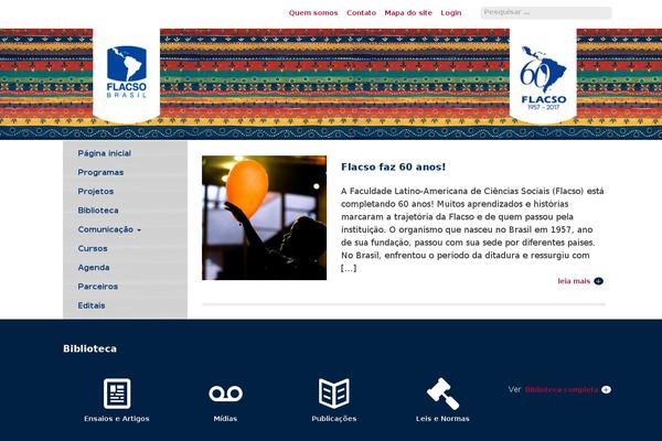 flacso.org.br site used Wp-divi-3